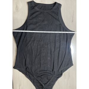Bodysuit for Women Summer Sleeveless Tank Top Black